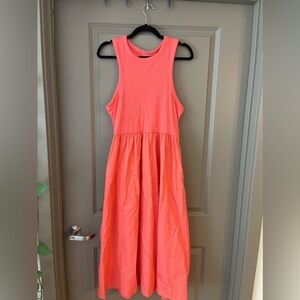 XL, old navy, orange maxi dress